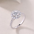 1-Carat Moissanite Wedding Ring – S925 Sterling Silver