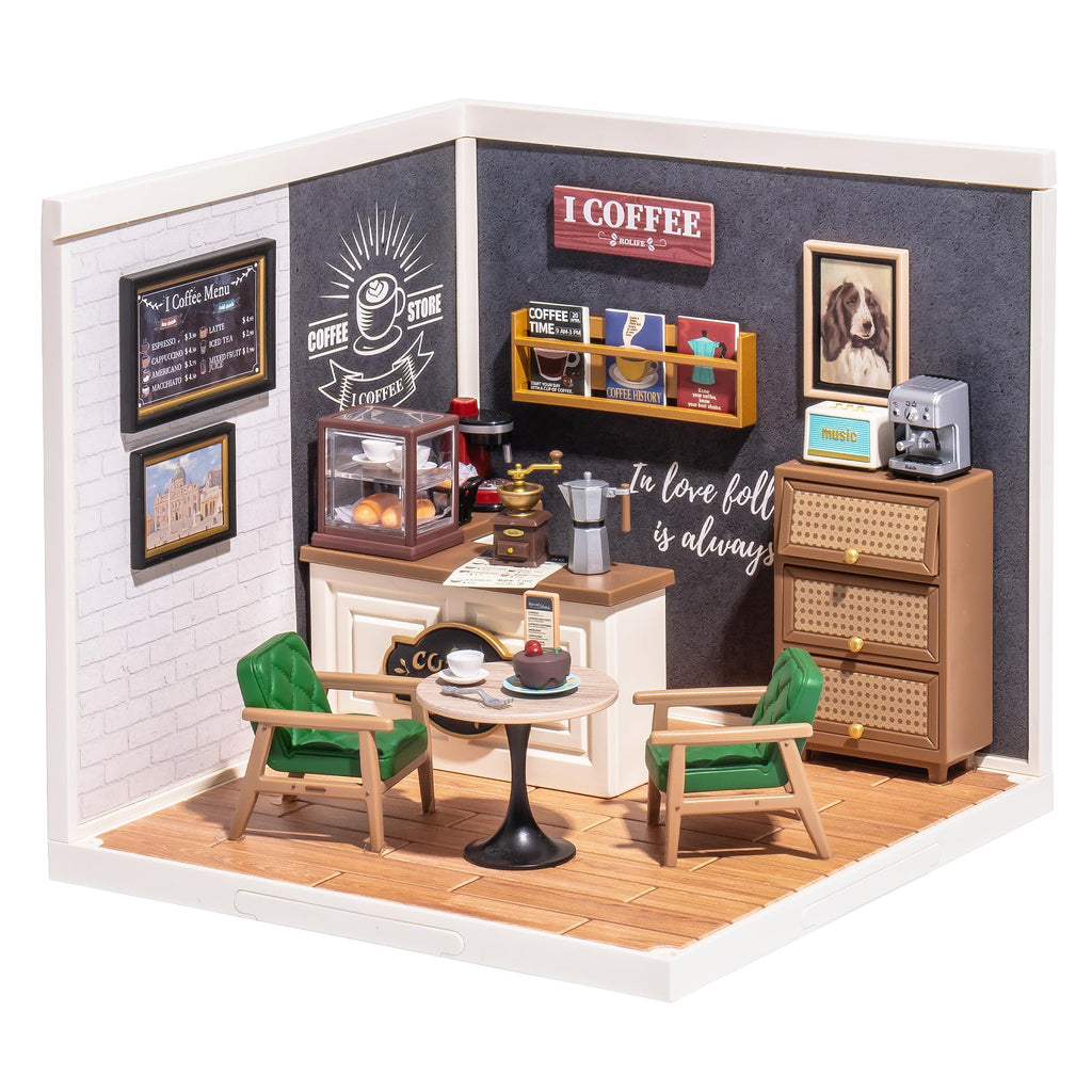 Rolife Super Creator - DIY Miniature Dollhouse Building Kit with LED Lights