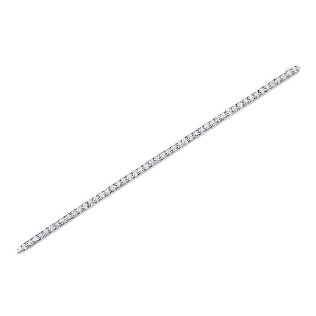 Unique Moissanite Tennis Bracelet — S925 Sterling Silver, Silver & Gold, 0.1ct