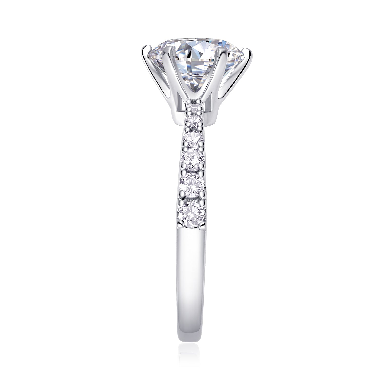 2 Carat Moissanite Ring - S925 Sterling Silver