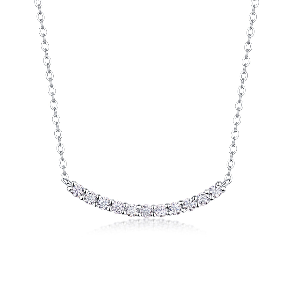 Moissanite Relaxed Feel Pendant Necklace