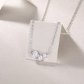 Moissanite White Dew Pendant Necklace