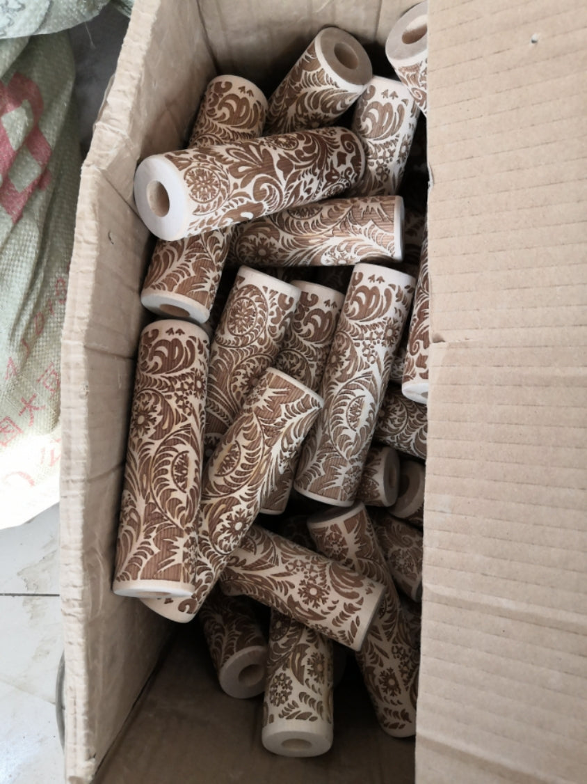 Embossed Holiday Rolling Pin - Various Designs and Sizes