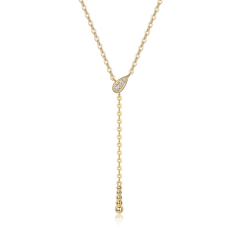 Star Moissanite Pendant Necklace - S925 Sterling Silver with Gold Plating