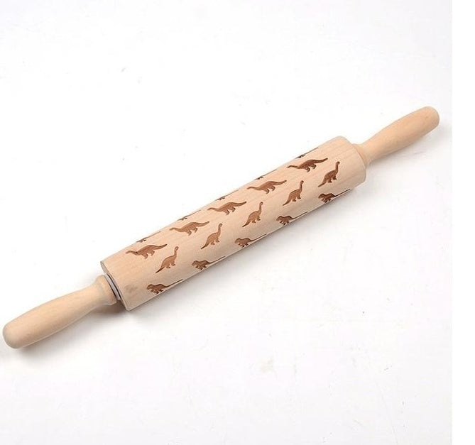 Embossed Holiday Rolling Pin - Various Designs and Sizes