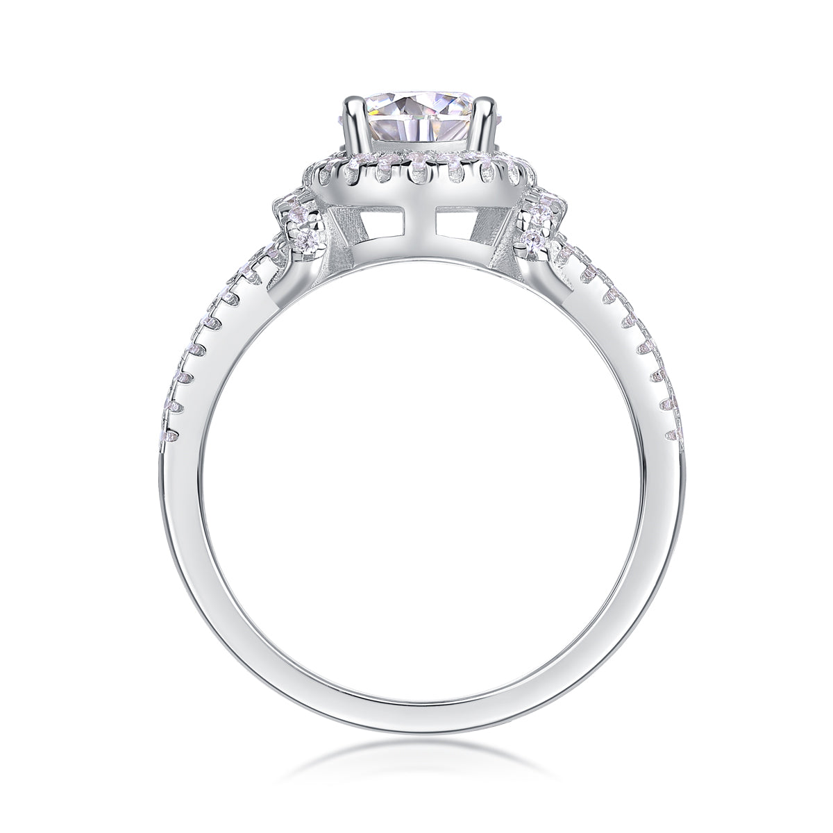1 carat Luxury Moissanite Diamond Wedding Ring