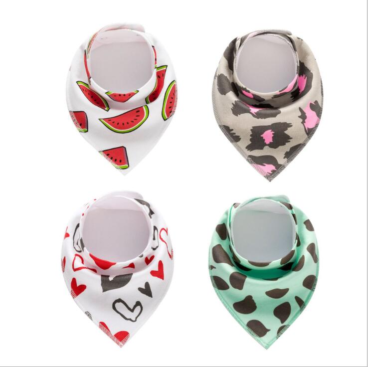 4pcs Lot Burp Bibs Cloth Cotton Bandana
