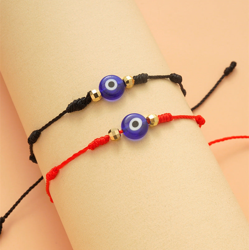 7-Knot Evil Eye Braided Adjustable Bracelet- Various Options