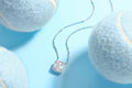 Octagonal Moissanite Platinum-Plated S925 Sterling Silver Pendant Necklace