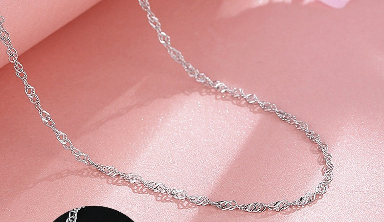 S925 Sterling Silver Necklace - 8 Styles and 2 Sizes to Choose From