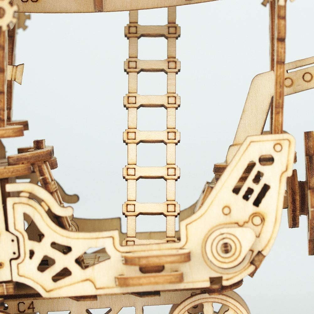 Steampunk Airship 3D Wooden Puzzle Model Kit
