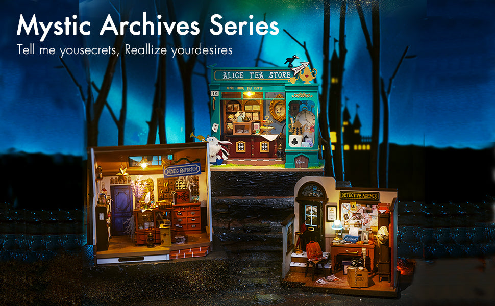 Mystic Archives Book Nook Miniature Diorama Kit