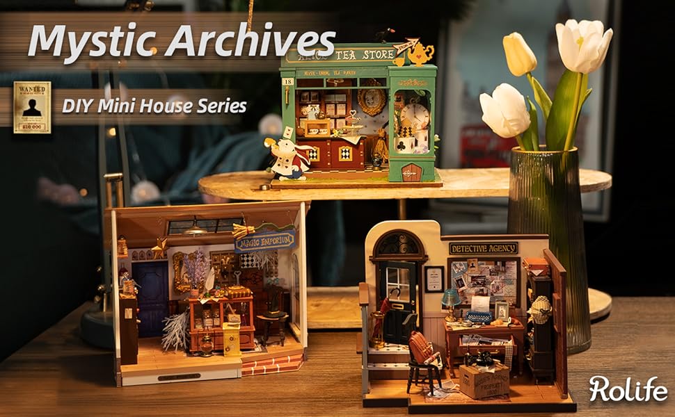 Mystic Archives Book Nook Miniature Diorama Kit