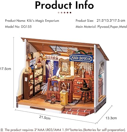 Mystic Archives Book Nook Miniature Diorama Kit