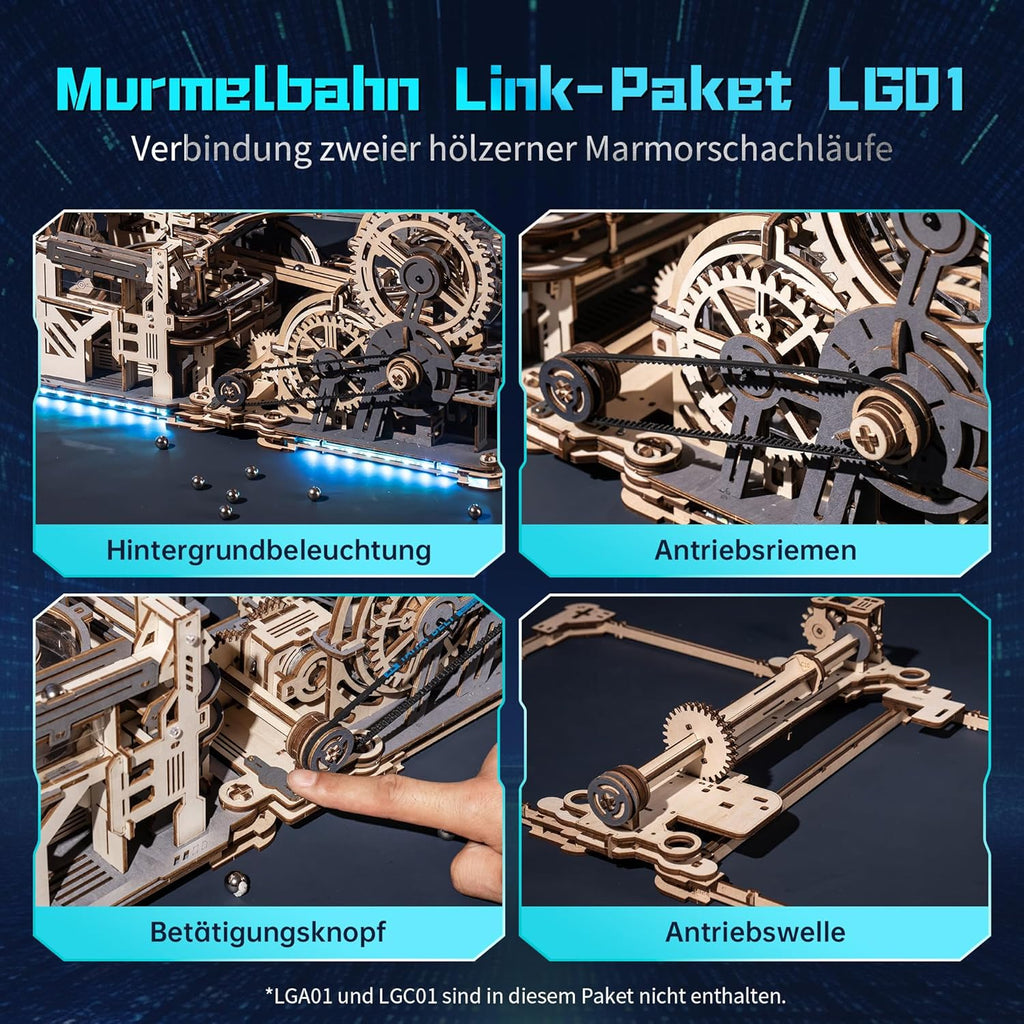 Marble Run Link Pack Expansion - Connects Spaceport & Night City