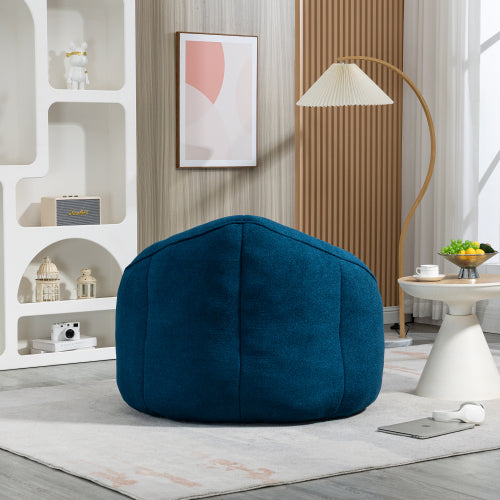 Bean Bag Sofa Chair, High Pressure Foam with Footrest