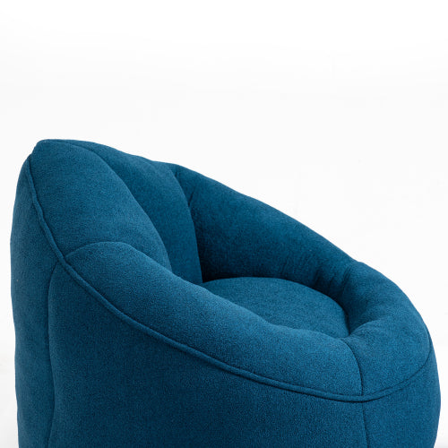 Bean Bag Sofa Chair, High Pressure Foam with Footrest