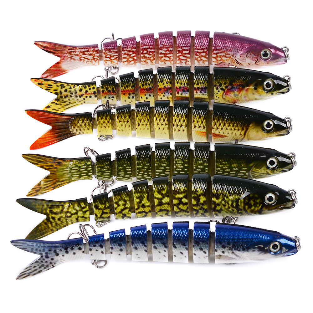 Pike Hard Fishing Lures, Multi-Jointed Sections