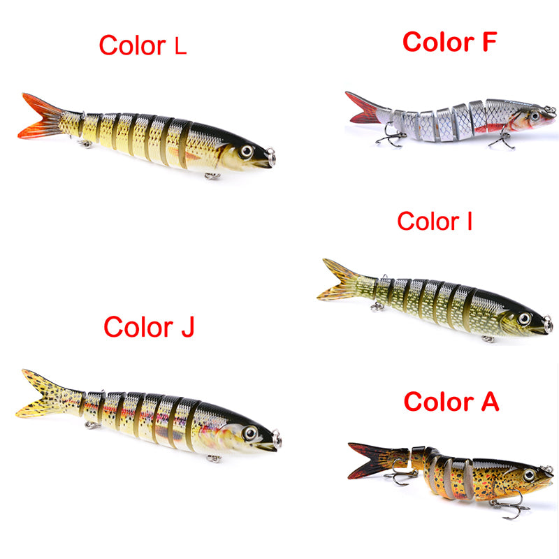Pike Hard Fishing Lures, Multi-Jointed Sections