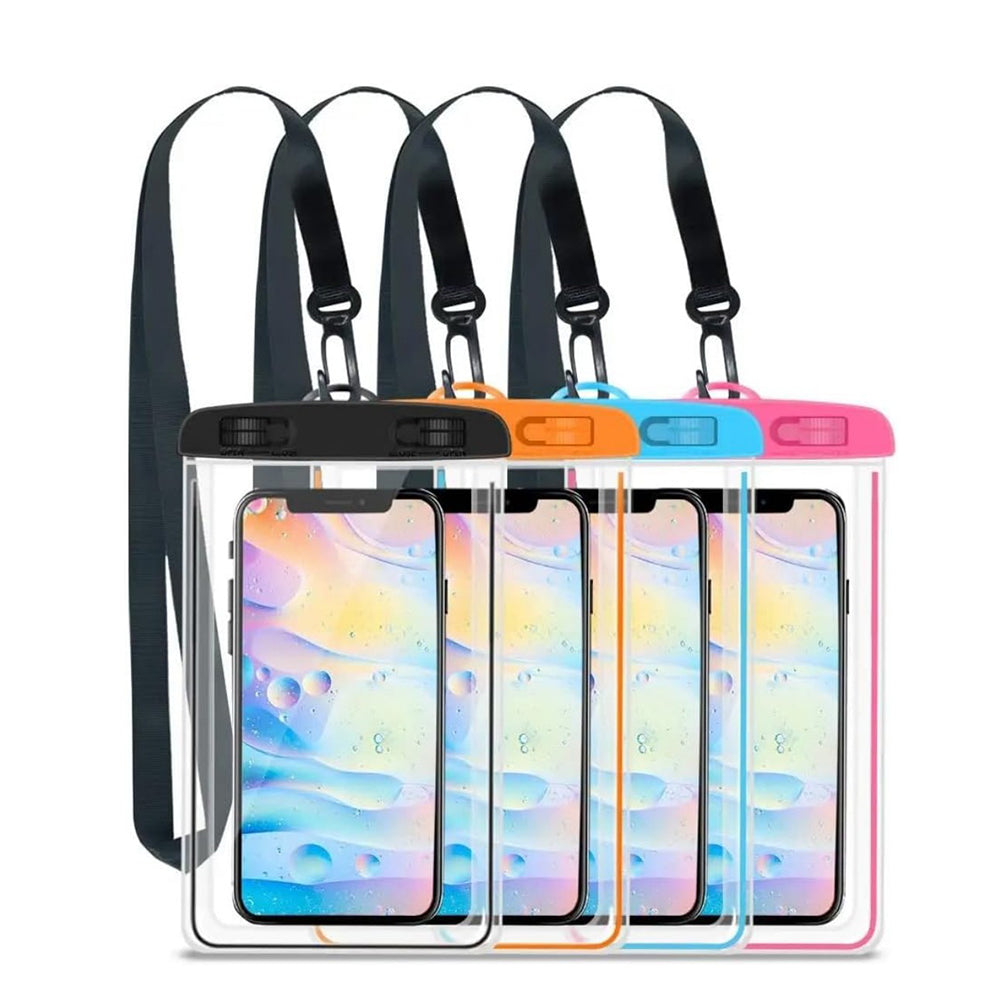 Waterproof Phone Pouch (2-Pack) - Universal Dry Bag for Swimming & Water Sports