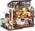 No.17 Café Miniature Dollhouse with LED Lights