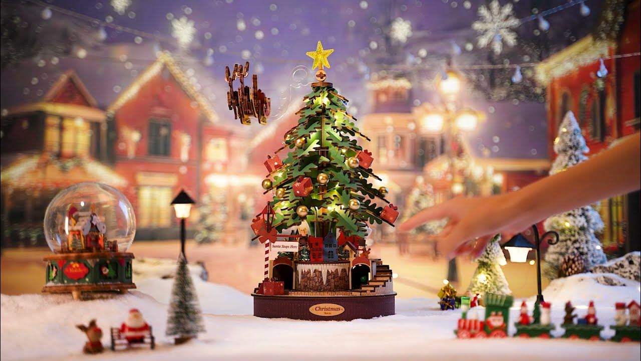 Robotime Christmas Melody Tree Puzzle - 3D Musical DIY Kit