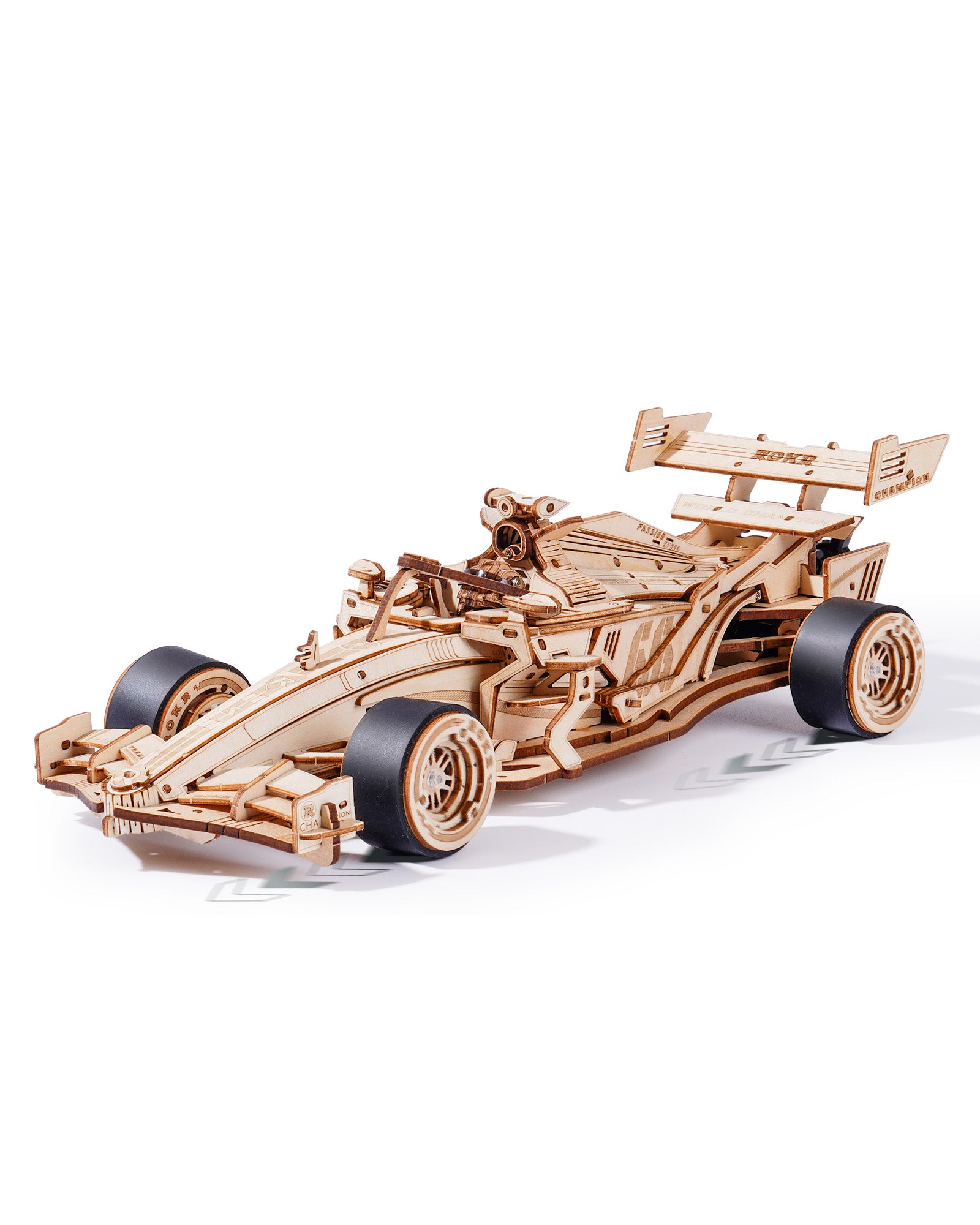 Racing Car 3D Wooden Puzzle with Roaring Engine Sound