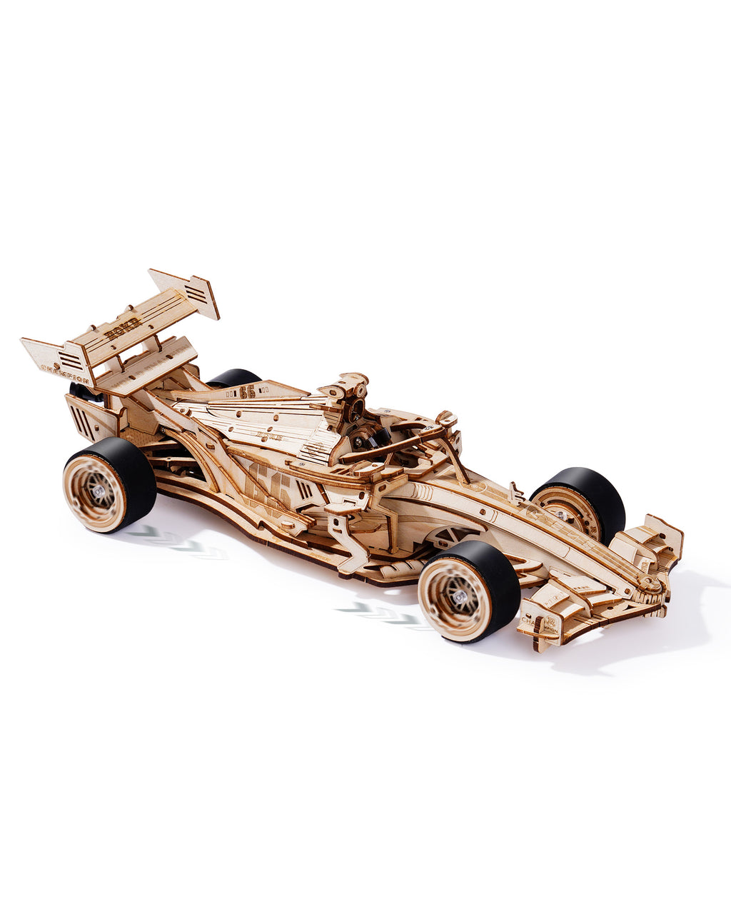 Racing Car 3D Wooden Puzzle with Roaring Engine Sound