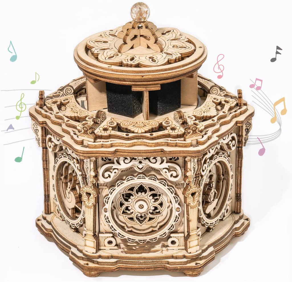 Robotime Secret Garden Music Box - 3D Wooden Puzzle Kit