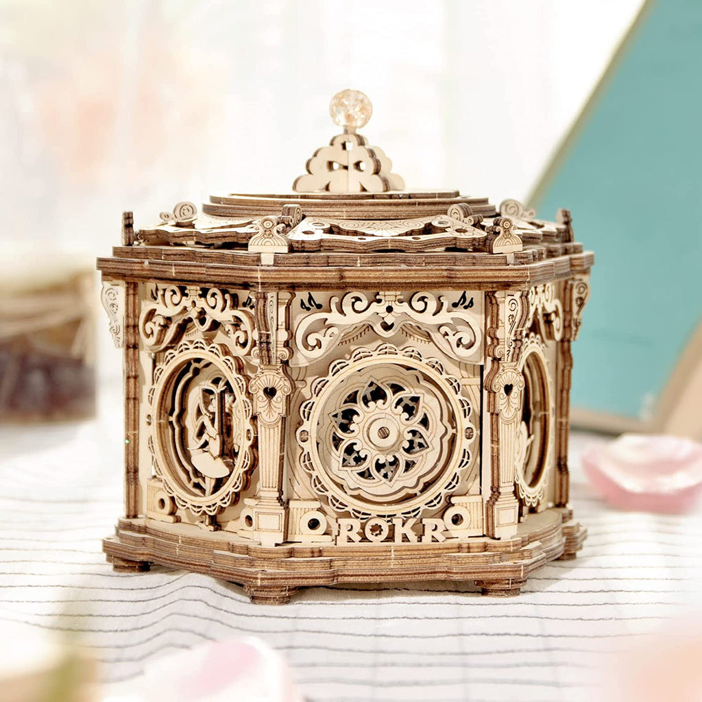 Robotime Secret Garden Music Box - 3D Wooden Puzzle Kit