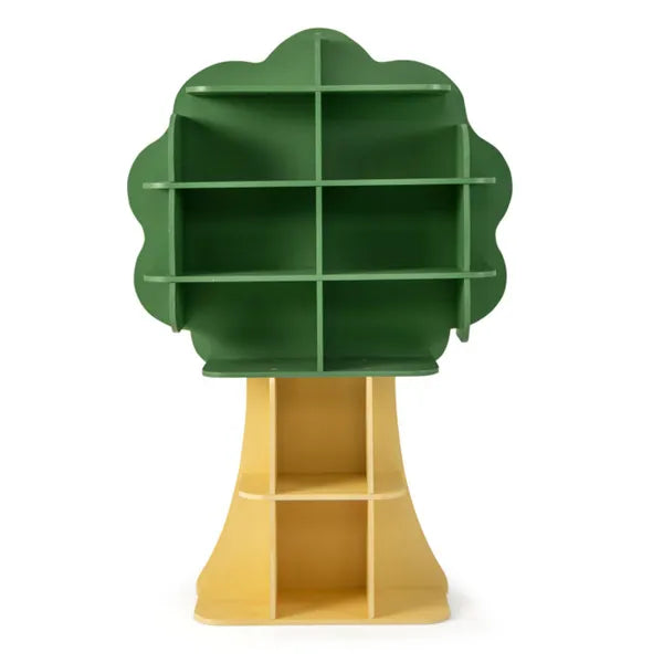 Green Tree Kids Bookcase & Toy Organizer - Children's Storage Shelf