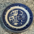 Willow Blue Oversized Saucer by Johnson Brothers - 6.625" England Earthenware