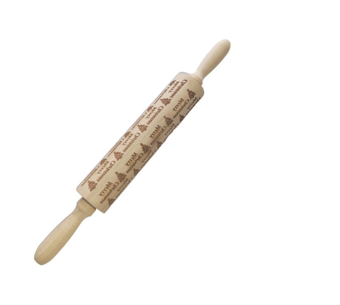 Embossed Holiday Rolling Pin - Various Designs and Sizes