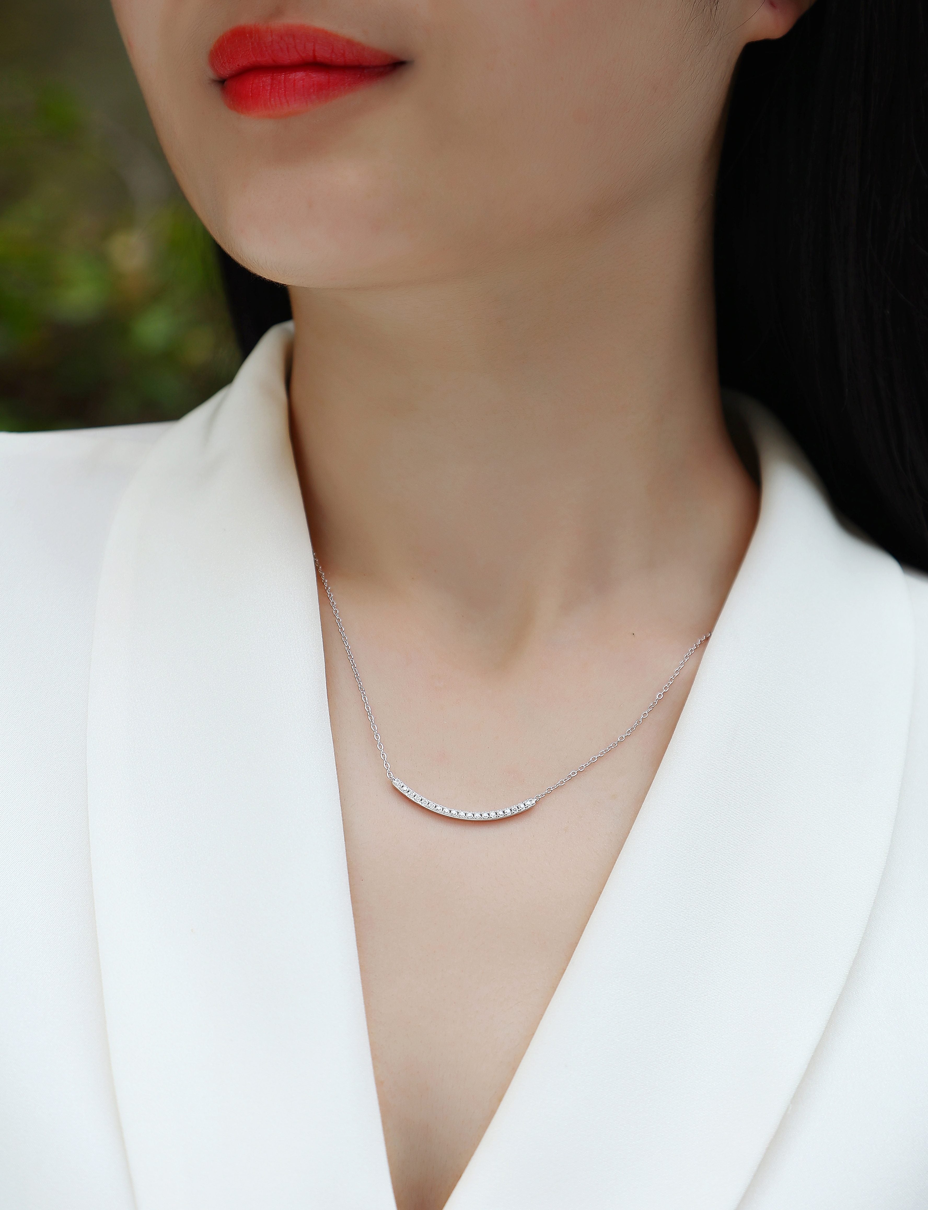 Moissanite Joy Pendant Necklace