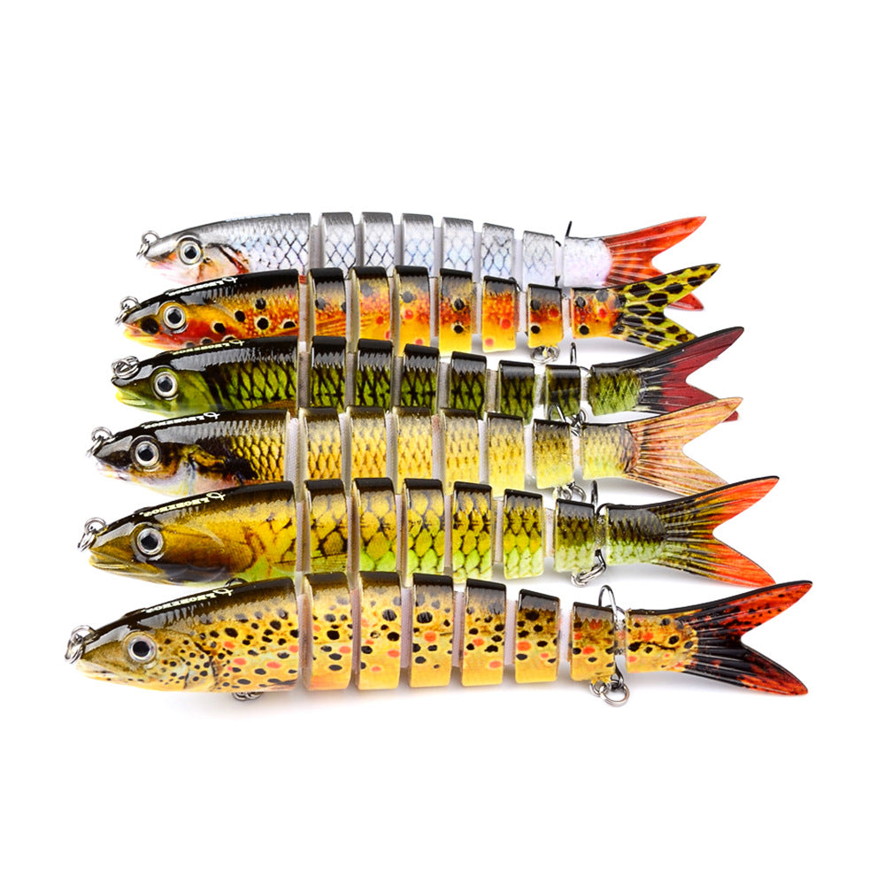 Pike Hard Fishing Lures, Multi-Jointed Sections