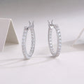 Streamer Moissanite Stud Earrings in S925 Sterling Silver