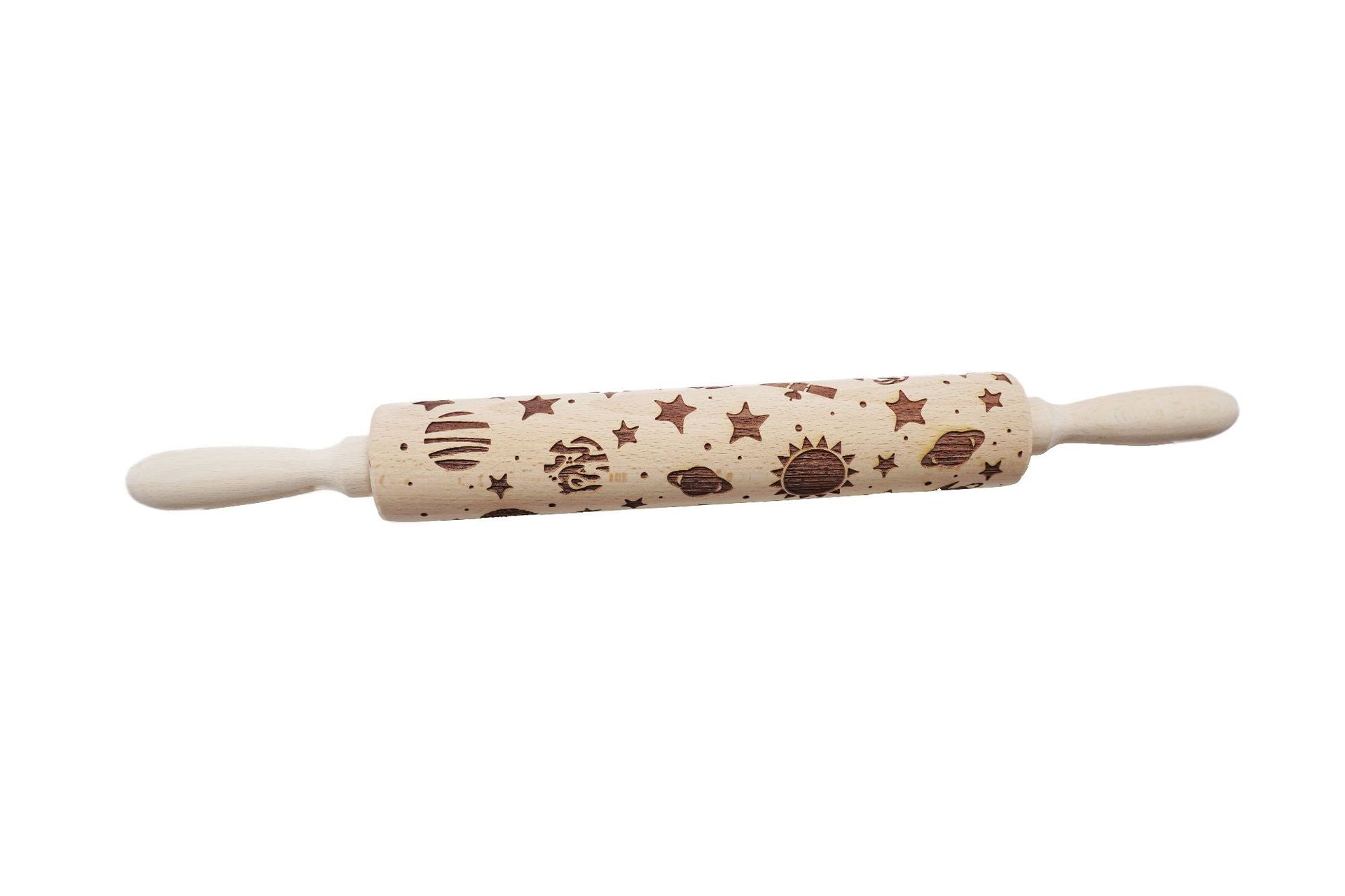 Embossed Holiday Rolling Pin - Various Designs and Sizes