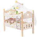 Wooden Doll Bunk Bed for 18" Dolls - Green