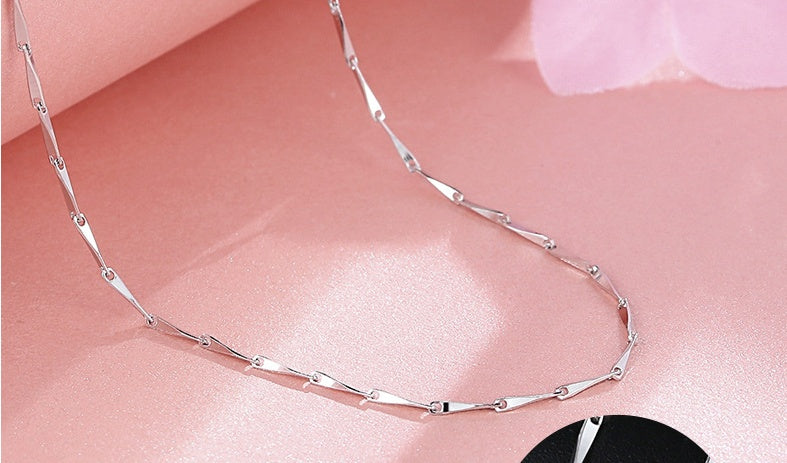 S925 Sterling Silver Necklace - 8 Styles and 2 Sizes to Choose From