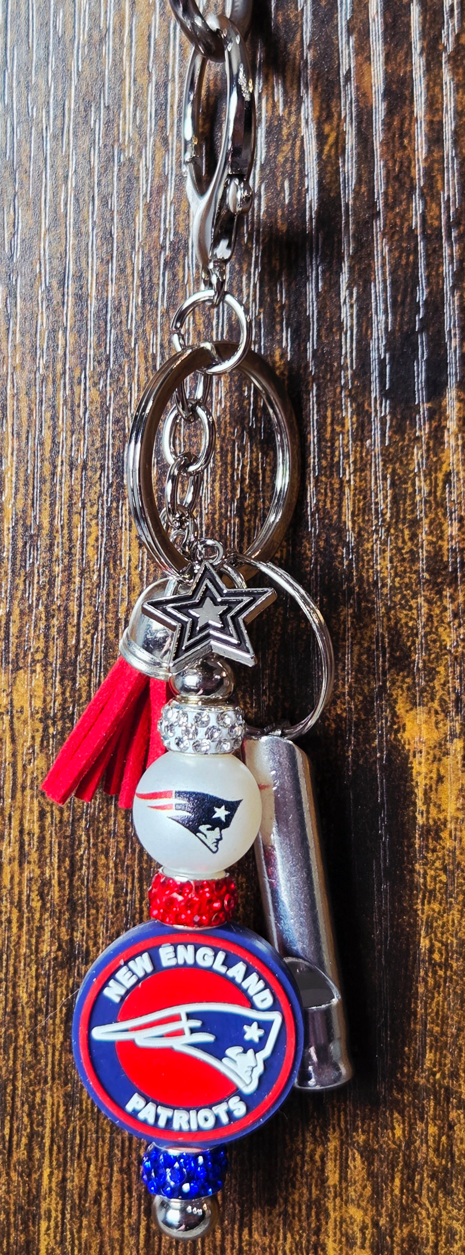 Handcrafted Sports Team Keychains - MLB, NFL & College Teams