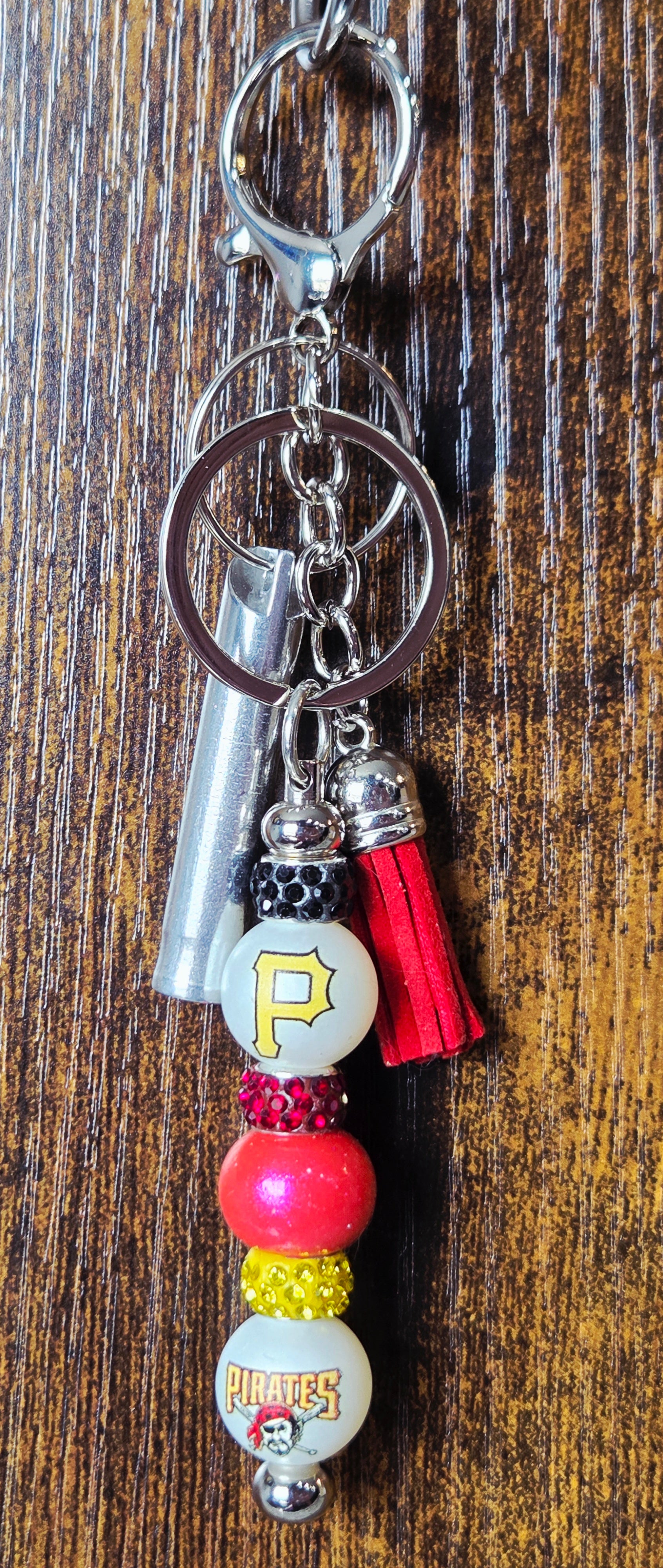 Handcrafted Sports Team Keychains - MLB, NFL & College Teams
