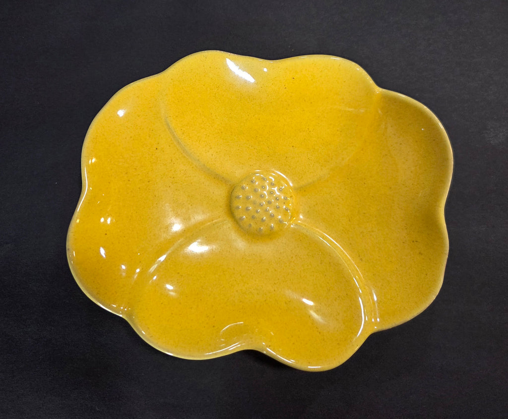 Frankoma Dogwood Bowl - Autumn Yellow Plainsman