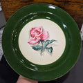 Homer Laughlin Nautilus Pink Rose Luncheon Plate - Vintage USA China