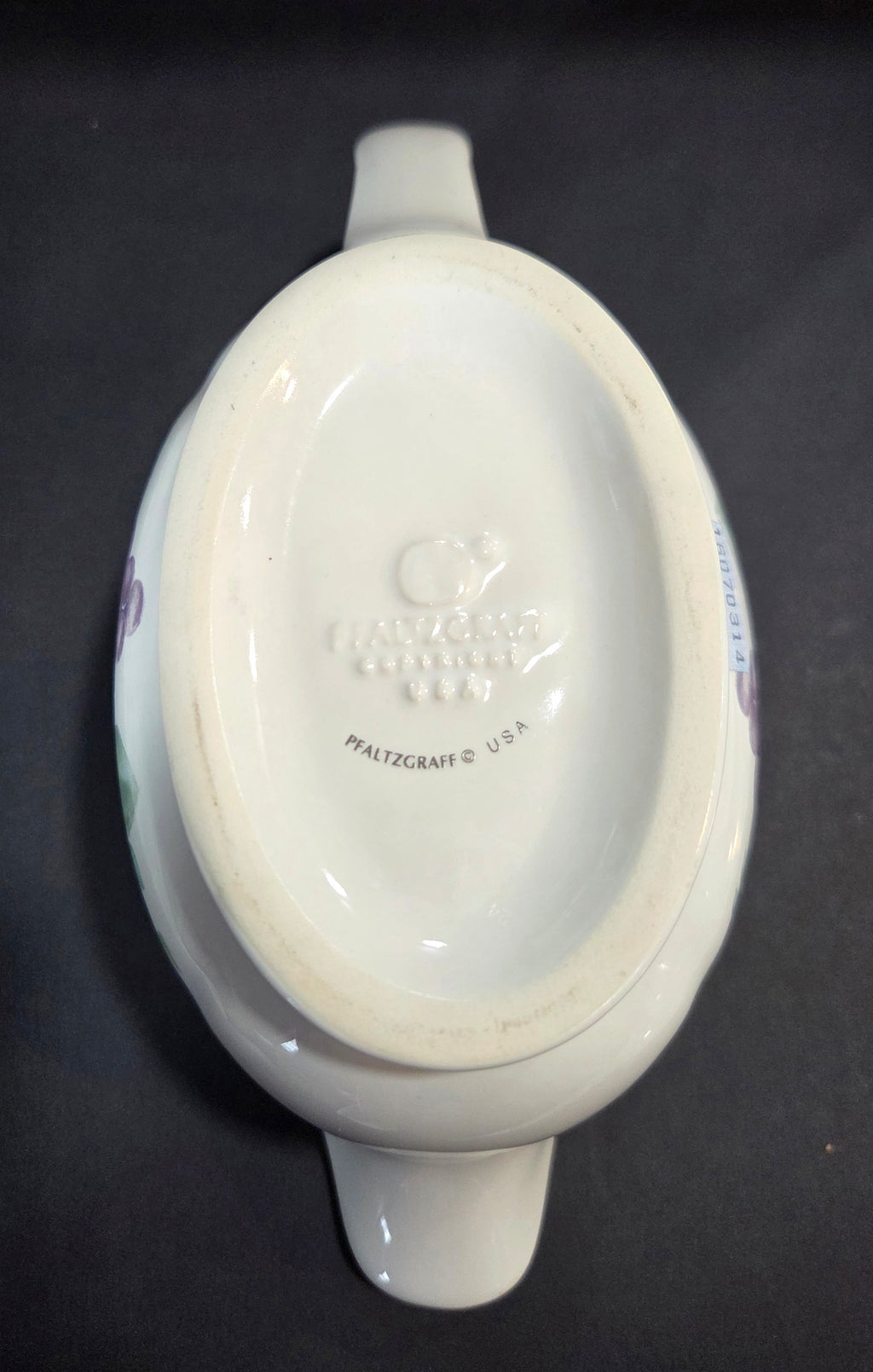 Pfaltzgraff Grapevine Gravy Boat - Discontinued Stoneware