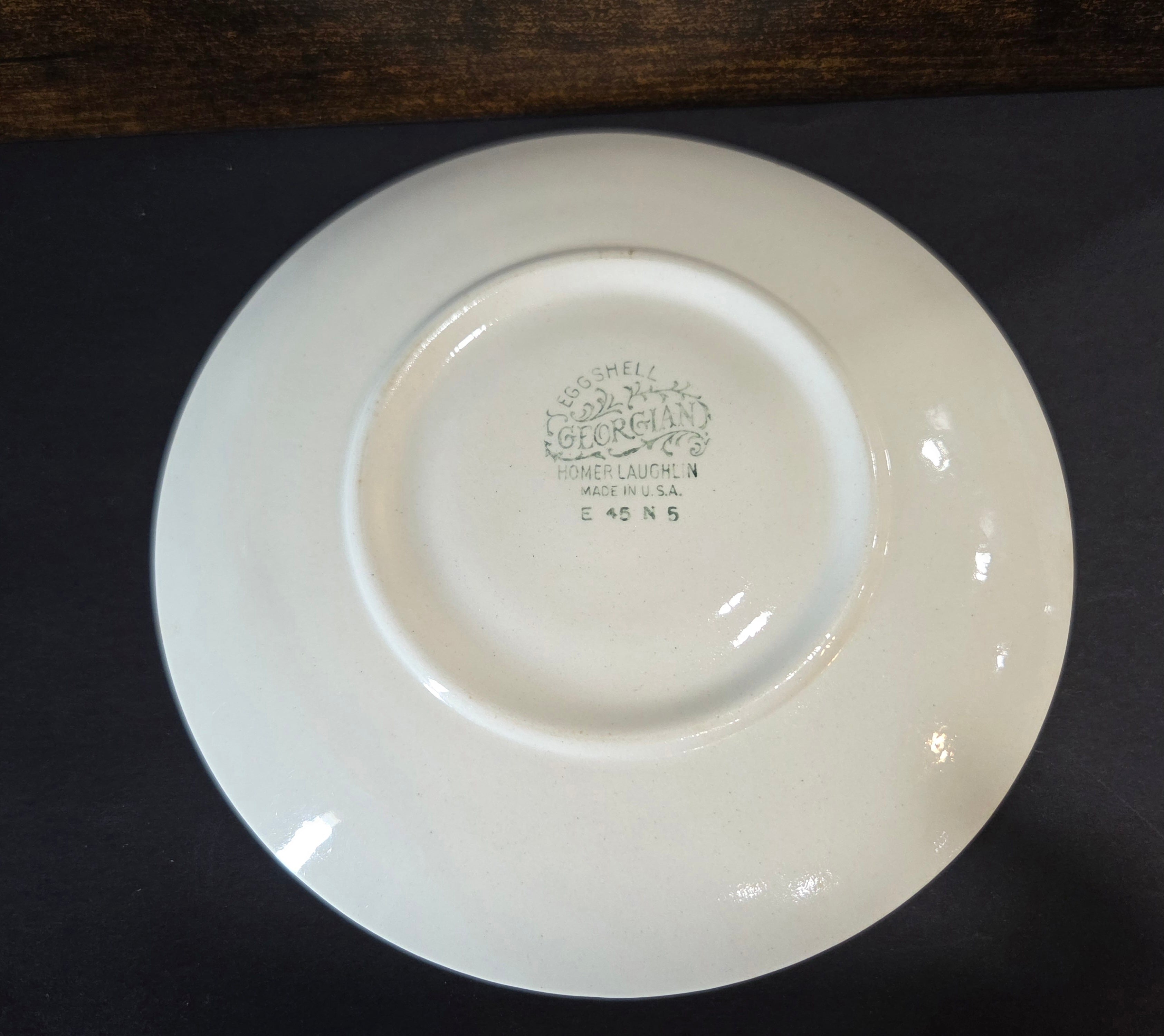 Homer Laughlin Countess Saucer - Eggshell Georgian Floral Pattern