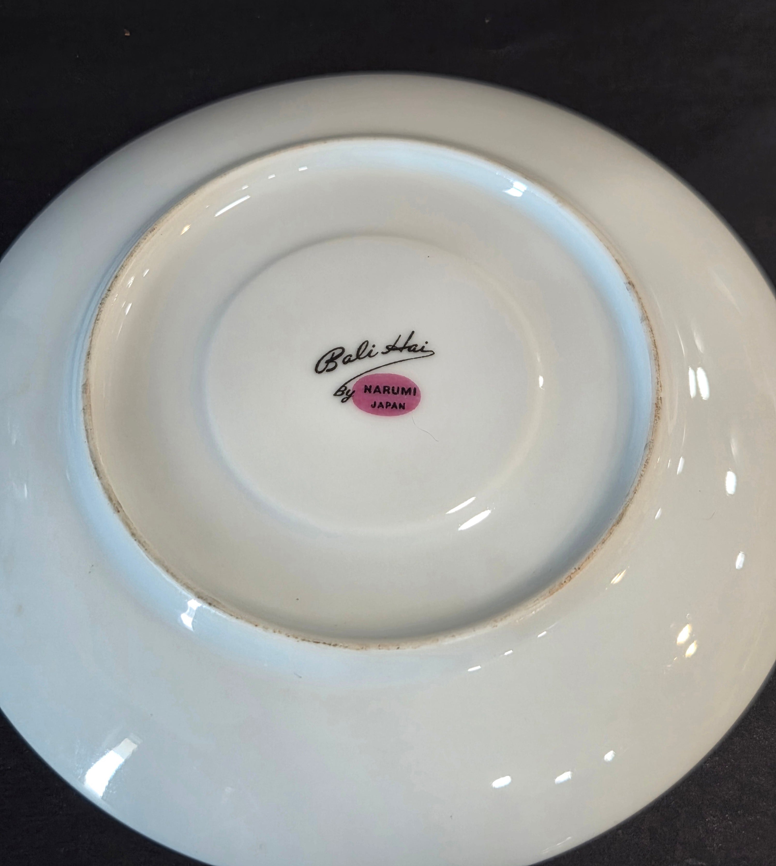Kent China Bali Hai Saucer - Vintage Japan Porcelain
