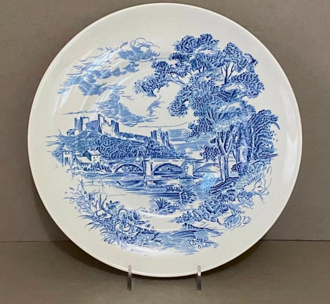 Wedgwood Countryside Blue Dinner Plate - Vintage England China
