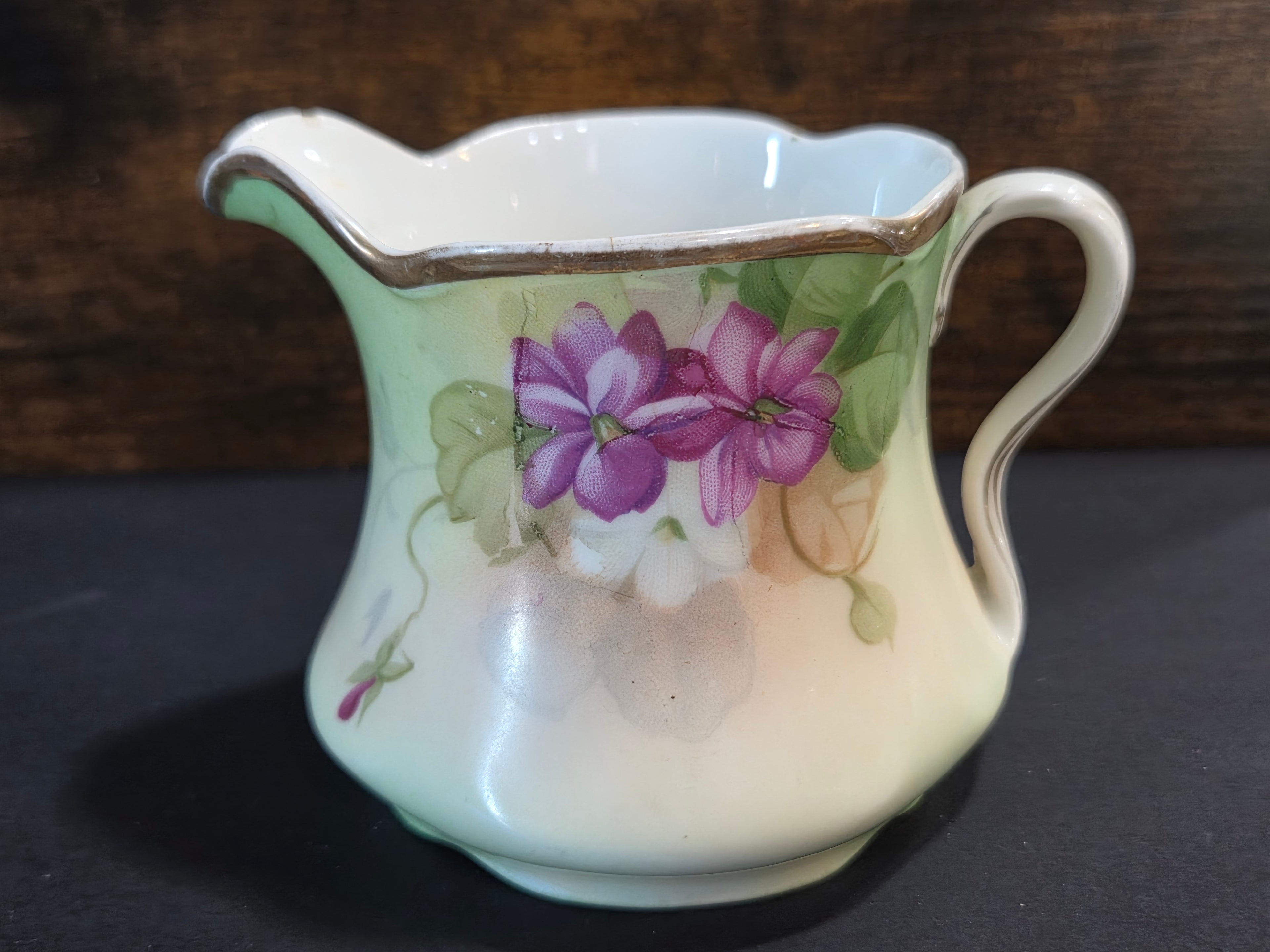 Jaeger & Company Louise Creamer - Vintage Bavaria Hand-Painted Violets