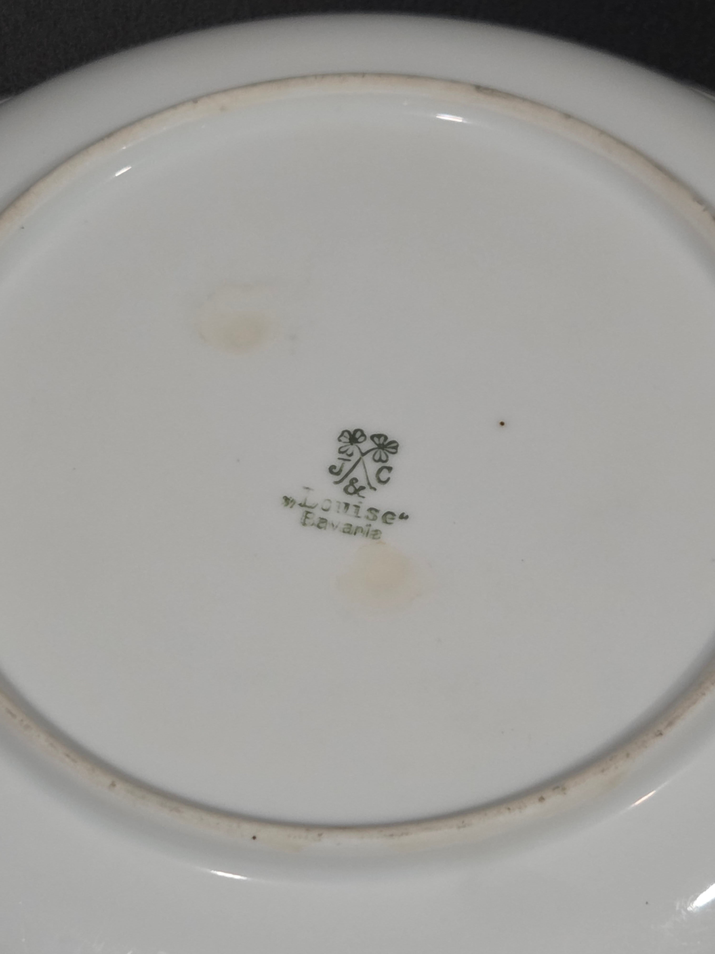 Jaeger & Company Louise Serving Bowl - Vintage Bavaria Hand-Painted Violets