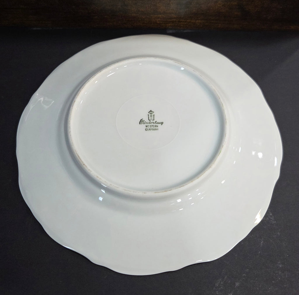 Winterling Bavaria Apples & Plums Salad Plate - Vintage Germany
